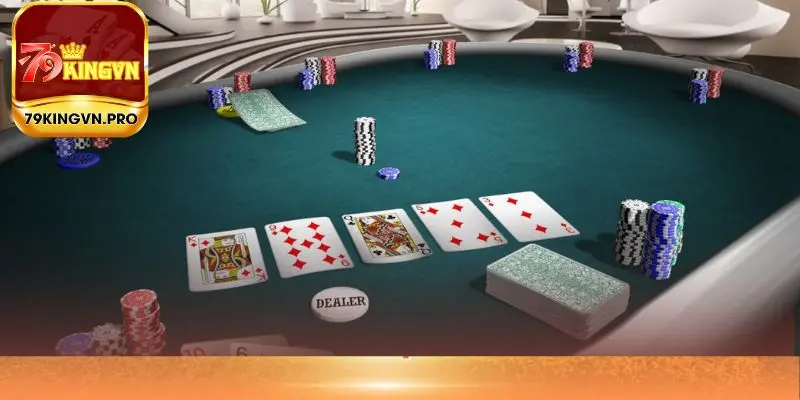 Game đánh bài xì tố online  79King cung cấp đa dạng các mức cược