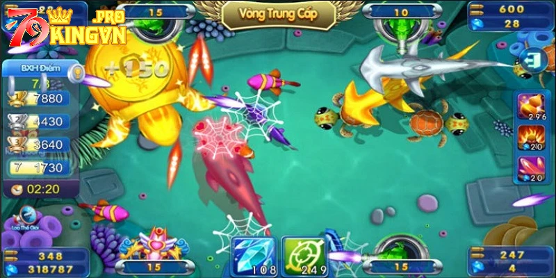 Hệ sinh thái cá phong phú tại siêu phẩm bắn cá H5